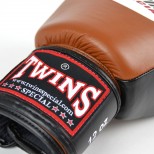 Боксерские перчатки Twins Special (BGVL3-2T black/brown)